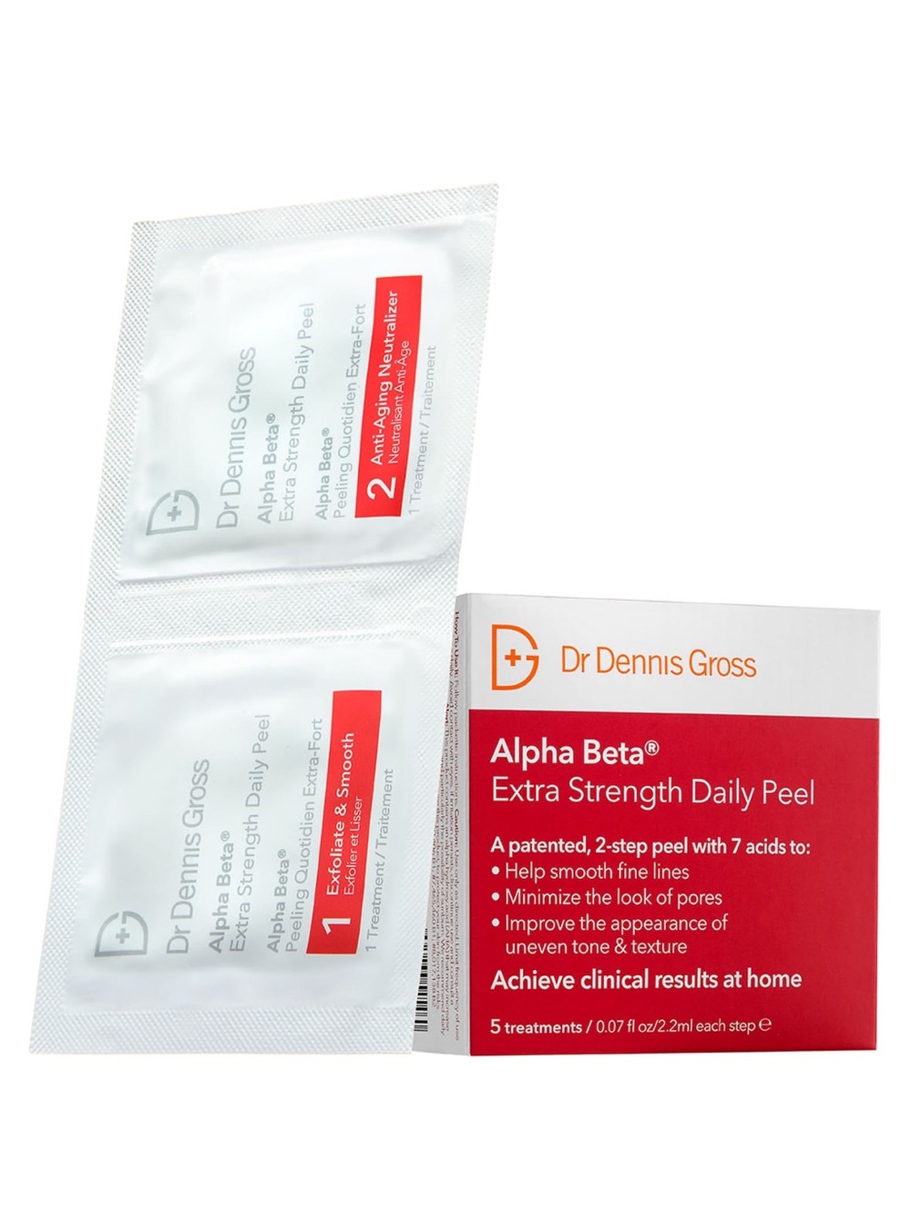 9 Dr. Dennis Gross Alpha Beta Extra Strength Daily Peel - White Packets